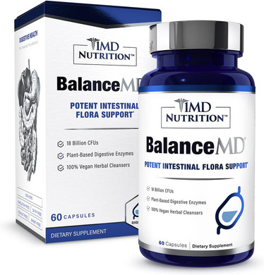 1Md Nutrition Balancemd Vaginal Probiotics | Oregano & Caprylic Acid With Lactobacillus & Digestive Enzymes | Promotes Intestinal Flora Balance | 60 Capsules60 Count (Pack Of 1)
