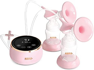 Nenoã¢Â® Bella Twin Double Breast Pump, Breastfeeding Pump With 2 Modes And 9 Levels, Double Electronic, Automatic Breast Pump, Touch Screen, Double Suction Cup, Rechargeable, Wireless, Electric
Color: Bella Twin