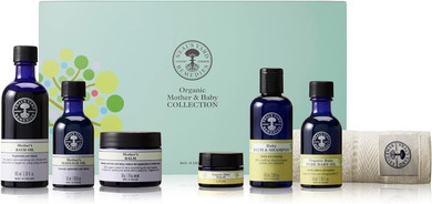 Neals Yard Remedies | Organic Mother & Baby Gift Set | Protects Baby'S Delicate Skin | Helps Mother Relax & Reduces Stretch Marks | Pack Of 7
