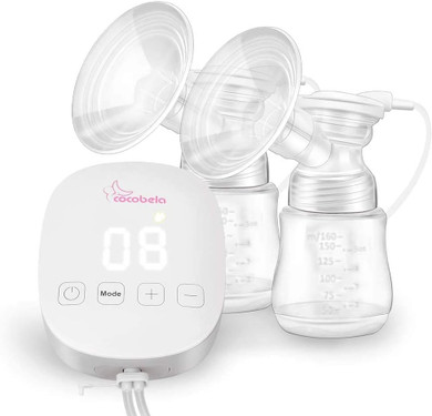 Cocobela Breast Pump Hands Free - Double Electric Breast Pump With 4 Modes And 16 Levels
Color: White