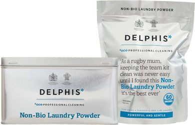 Delphis Eco Non-Bio Washing Powder 1.2Kg 60 Washes | Super Concentrated Formulation | Eco-Friendly Washing Powder | Laundry Detergent