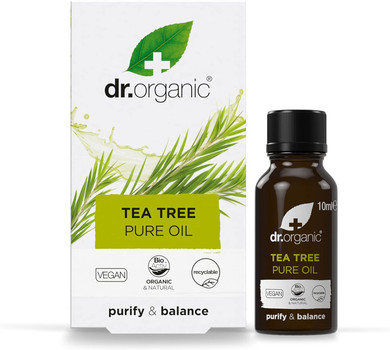 Dr Organic, Organic Tea Tree Pure Oil , Natural , Vegan , Cruelty Free , Paraben & Sls Free , 10Ml