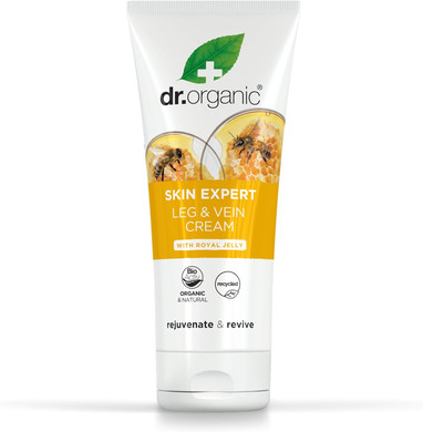 Dr Organic, Organic Royal Jelly Leg & Vein Cream , Natural , Vegetarian, Cruelty Free , Paraben & Sls Free , 200Ml