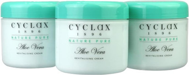 Three Packs Of Cyclax Aloe Vera Revitalising Cream 300Ml
