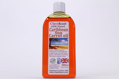 Classikool 250Ml Caribbean Sun Carrot & Vitamin E Oil For Tanned Skin