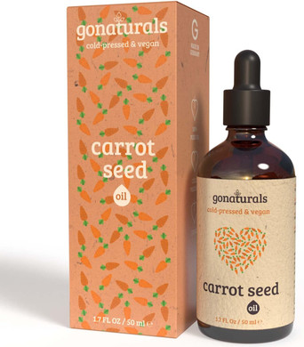 Gonaturals Carrot Seed Oil For Skin & Hair - Ideal Face Oil For Dry Skin: Carrot Oil For Tanning & Carrot Oil For Skin, Effective Carrot Oil For Hair, A Carrot Sun Cream Alternative, 50Ml