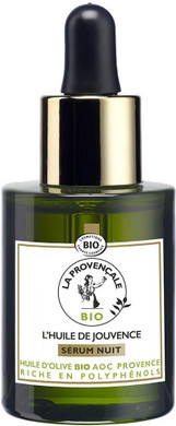 La Provenã£Â§Ale - The Oil De Jouvence Night Serum - Organic Certified Facial Care - Organic Olive Oil Aoc Provence - For All Skin Types, Including Sensitive Skin - 30 Ml