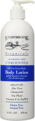 Stony Brook Body Lotion Unscented, 16 Fluid Ounce