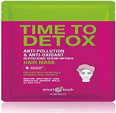 Montibello Montibel-Lo Gold Oil Essence Amber And Argan Smart Touch Time To Detox Mask 30Ml (Beanie), Red, Standard