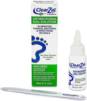 ClearZal Fungal Nail Treatment | Antimicrobial Nail Solution 30ml | Kills Fungus, Bacteria and Viruses
