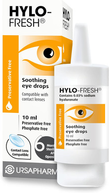 HYLO Fresh  Preservative Free - Soothing, Lubricating Eyedrops for Irritated or Mild Dry Eye  10ml