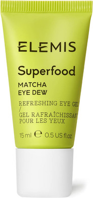Elemis Superfood Matcha Eye Dew, Refreshing Eye Gel Immediately Quenches And Hydrates The Eye Area, Matcha-Infused Cooling Gel, Reduces Puffiness And Boosts Brightness, Wake Up Lacklustre Skin, 15Ml