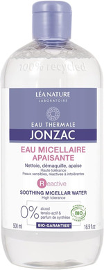 Eau Thermale Jonzac Organic Cosmetic Reactive Soothing Micellar Water, 500 Ml