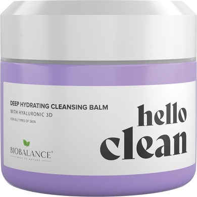 Bio Balance Hello Clean Deep Hydrating Face Cleansing Balm With Hyaluronic 3D