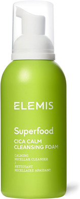 Elemis Superfood Cica Calm Cleansing Foam, Deep Foaming Cleanser With Micellar Technology, Foaming Face Wash To Cleanse, Soothe And Balance, Calming Face Cleanser For Refreshed Skin, 180Ml