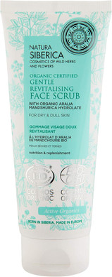 Natura Siberica Organic Certified Dry & Dull Skin, Gentle Revitalising Face Scrub