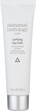 Elemental Herbology Purifying Clay Mask - Deep Cleansing Face Mask For Oily Skin - Clarifying Clay Mask To Purify And Refine - Cruelty Free, Made In Uk - 100Ml, Fire