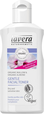 Lavera Basis Sensitiv Gentle Facial Toner - Facial Toner With Organic Aloe Vera & Organic Mallow - Gently & Gently Clarifies - Radiantly Fresh Complexion Facial Cleansing - Natural Cosmetics - Vegan - Organic (1 X 125 Ml)