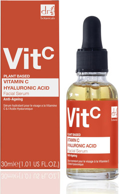 Dr BOTANICALS 5% Vitamin C, 2% Hyaluronic Acid Facial Serum | Anti-Aging, Anti-Wrinkle, Skin Brightening, Hydrating, Rejuvenating Facial Serum With Beautifeye for Age-Defying Results