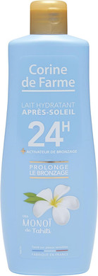 Corine de Farme Aftersun Prolongant Milk, Body & Face Moisturising Tanning Extender, Self-Tanning Free, Clean Beauty Formula, Tested on Sensitive Skin, Islands Fragrance, 150 ml