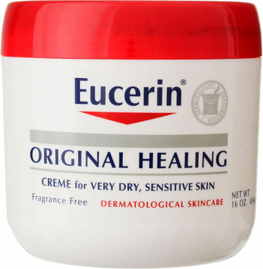 Eucerin Original Healing Rich Creme 16 Oz 16 Ounce (3 Pack)