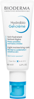Bioderma Hydrabio Gel Cream - Light Moisturiser Face Cream for Dehydrated Skin, Smoothes & Softens Skin Texture whilst Restoring Natural Radiance, 40ml
