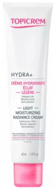 Topicrem Hydra+ Light Moisturizing Radiance Cream 40Ml