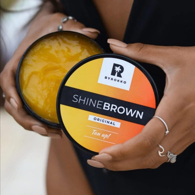 Byrokko Shine Brown Tanning Cream Original 190 Ml | With 100% Natural Carrot Oil That Makes Your Tanning Faster!