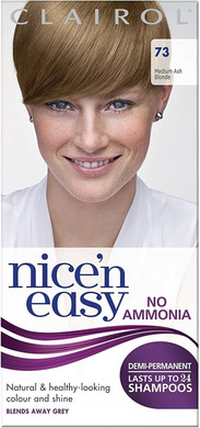 Clairol Nice'n Easy No Ammonia Hair Dye, 73 Ash Blonde, 1 Count (Pack of 1)