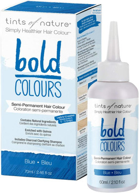 Tints Of Nature Bold Colour Blue Semi-Permanent Hair Dye, Ammonia-Free And Damage-Free Colouring, 70Ml
Color: Blue
Size: 1 Count (Pack Of 1)