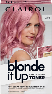 Clairol Blonde It Up Crystal Glow Toner Kit - Rose Quartz
