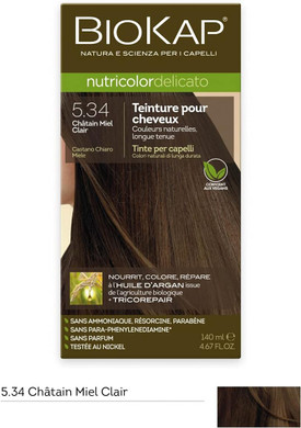 Nutricolor Delicato Hair Colour Light Honey Brown 5.34