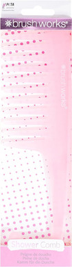 Brushworks Shower Comb Pink