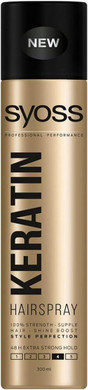 Syoss Keratin Extra Strong Hair Spray 300 Ml