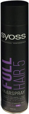 Syoss Full Hair 5 Extra Strong Hairspray 400 Ml