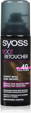 Syoss Root Retoucher Spray For Masking Roots Dark Blonde 120 Ml