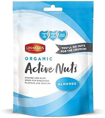 Active Organic Almonds 70G By Linwoods