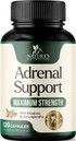 Adrenal Support Supplements & Cortisol Manager With Ashwagandha And 10 Herbs & Nutrients To Support Adrenal Function, Cortisol Health, Energy Levels, Stress & Relaxation Support & Sleep - 120 Capsules120 Count (Pack Of 1)