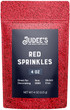 Judee'S Red Sprinkles 4 Oz - Gluten-Free And Nut-Free - Brighten Up Your Baked Goods - Great For Cookie And Cake Decoration - Use For Baking And As Dessert And Ice Cream Toppings
