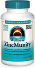Source Naturals Wellness Zincmunity, Supports Zinc Absorption, Metabolism And Utilization For Immune Heath*, 50 Mg Zinc - 60 Vegetarian Capsules