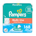 Pampers Baby Wipes Multi-Use Clean Breeze 3X Pop-Top Packs 168 Count