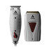 Andis 17270 Finishing Combo T-Outliner Trimmer & Pro Foil Lithium Titanium Foil Shaver - Professional Finishing Hair Clippers And Trimmer Kit For Men
