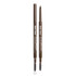 Music Flower Micro Eyebrow Pencil Precise Defining Brow Pen W/Spoolie Brush, Long Lasting Dual Ended Eyebrow Pen (#3 Medium Brown)3 Medium Brown