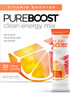 Pureboost Clean Energy Booster, Refreshing Energy Drink Mix With B12 Vitamins, Electrolytes, Antioxidants, Sugar-Free With No Sucralose (Citrus Sunrise, 30 Count)
