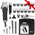 Wahl Clipper Usa Deluxe Corded Chrome Pro, Complete Hair And Trimming Kit, Includes Corded Clipper, Cordless Battery Trimmer, And Styling Shears, For A Cut Every Time - Model 79524-5201M