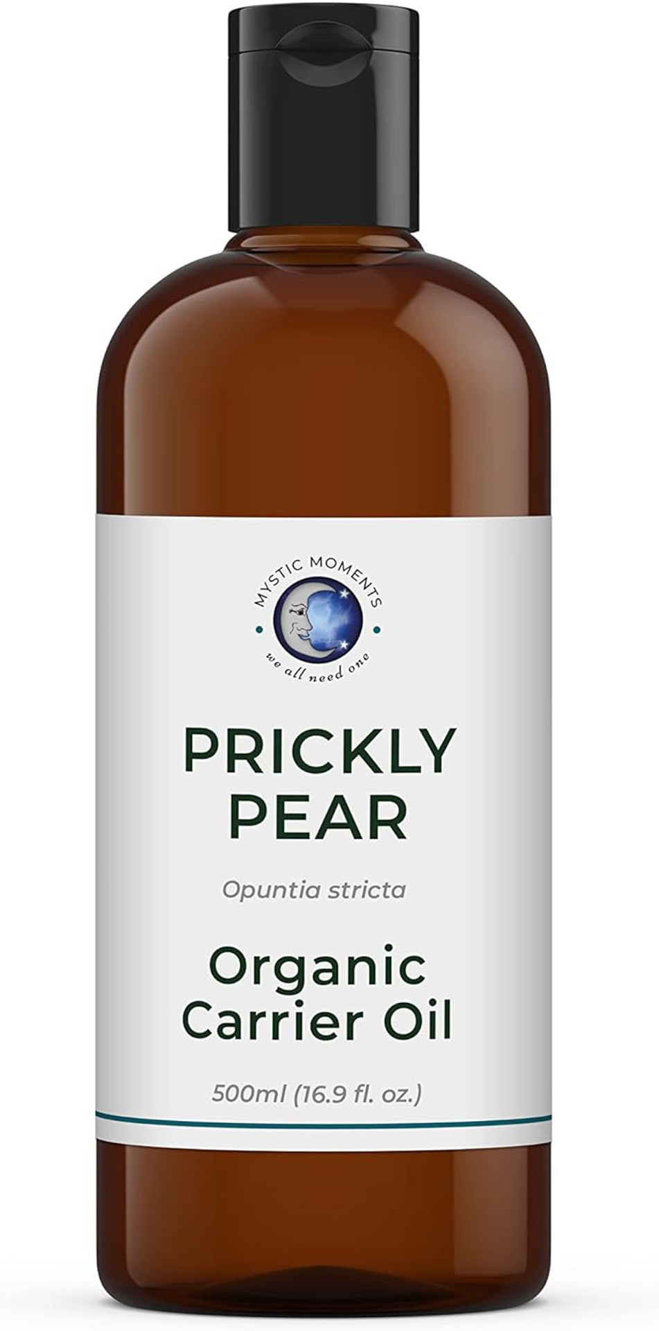 Mystic Moments | Organic Prickly Pear Carrier Oil 500Ml - Pure & Natural Oil Perfect For Hair, Face, Nails, Aromatherapy, Massage And Oil Dilution Vegan Gmo Free