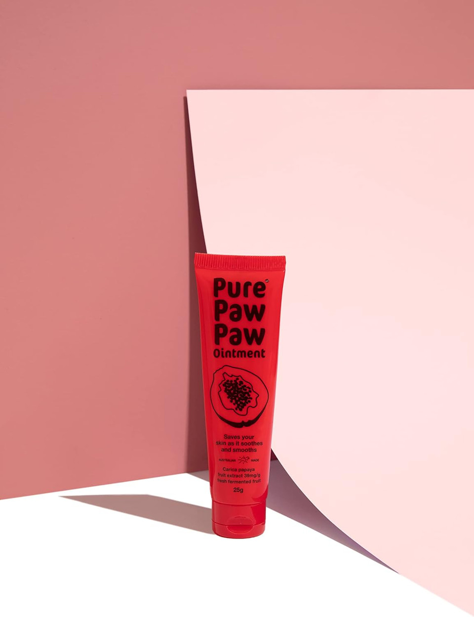 Pure Paw Paw Original All Purpose Australian Ointment to Smooth and Soothe, Suitable For Lips, All Skin Types and Makeup 25g