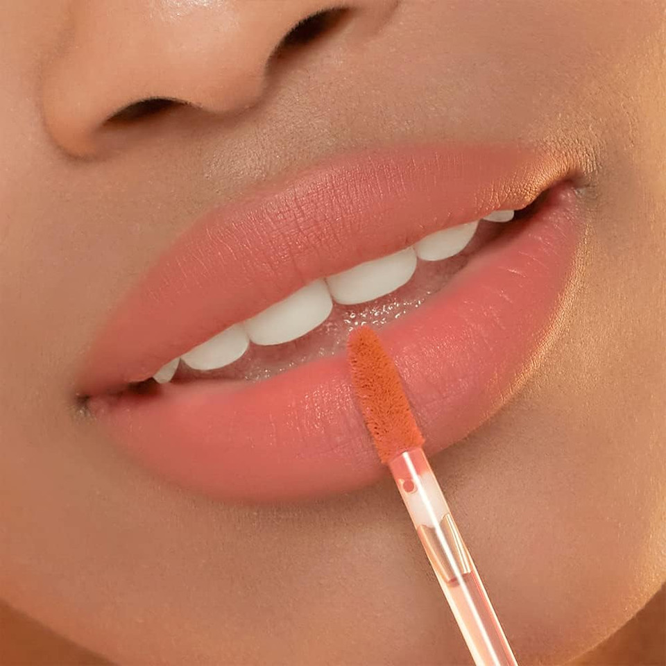 Etude House Fixing Tint #03 Mellow Peach | Long Lasting High Pigmented Liquid Lipstick |Waterproof Lightweight Matte Finish Lip Stain| Full Coverage