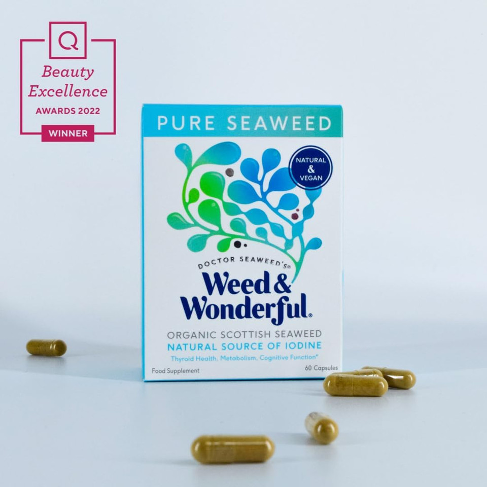 Doctor Seaweed | Pure Seaweed Capsules | 1 Months Supply | 100% Organic Scottish Seaweed | Thyroid Support | Weight Management | Plant Based

Size: 30 Count (Pack Of 1)