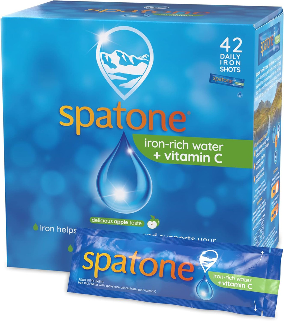 Spatone Natural Liquid Iron Supplement, Apple Flavour With Vitamin C (42 Sachets), High Absorption, Enhances Energy And Bolsters Immunity, Men Women Pregnancy, Gentle On The Stomach, 42 Day Supply
Size: 840.00 Ml (Pack Of 1) Spatone Natural Liquid Iron Supplement, Apple Flavour With Vitamin C (42 Sachets), High Absorption, Enhances Energy And Bolsters Immunity, Men Women Pregnancy, Gentle On The Stomach, 42 Day Supply
Size: 840.00 Ml (Pack Of 1)